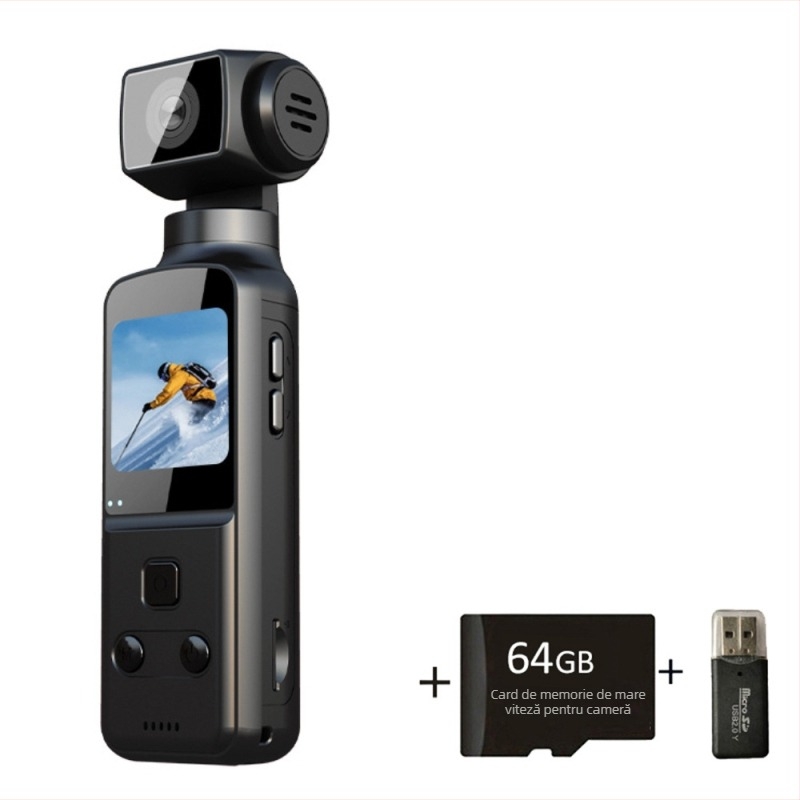 Cameră sport populară K1 de buzunar 4K HD, cameră sport portabilă pentru ciclism, rotație la 270°, vlog
