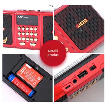 Radio portabil pentru vârstnici, radio cu bandă completă, multifuncțional, cu card, difuzor Bluetooth en-gros din fabrică