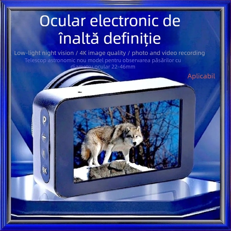 Telescop monocular cu infraroșu de înaltă definiție, ocular electronic pentru observarea păsărilor, telescop monocular astronomic, pescuit nocturn, ocular nocturn, ocular cu infraroșu de înaltă definiție