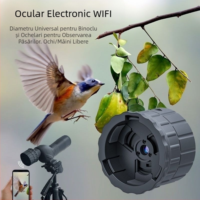 Telescop monocular cu infraroșu de înaltă definiție, ocular electronic pentru observarea păsărilor, telescop monocular astronomic, pescuit nocturn, ocular nocturn, ocular cu infraroșu de înaltă definiție