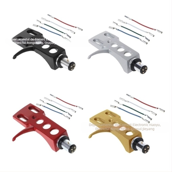 Suport universal Singhead Shell Cover Triangle de fier AT3600L Suport de fonograf din aliaj de aluminiu LP Accesorii pentru mașină de înregistrare cu lipici negru