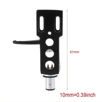 Suport universal Singhead Shell Cover Triangle de fier AT3600L Suport de fonograf din aliaj de aluminiu LP Accesorii pentru mașină de înregistrare cu lipici negru