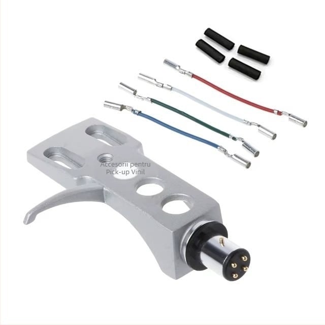 Suport universal Singhead Shell Cover Triangle de fier AT3600L Suport de fonograf din aliaj de aluminiu LP Accesorii pentru mașină de înregistrare cu lipici negru