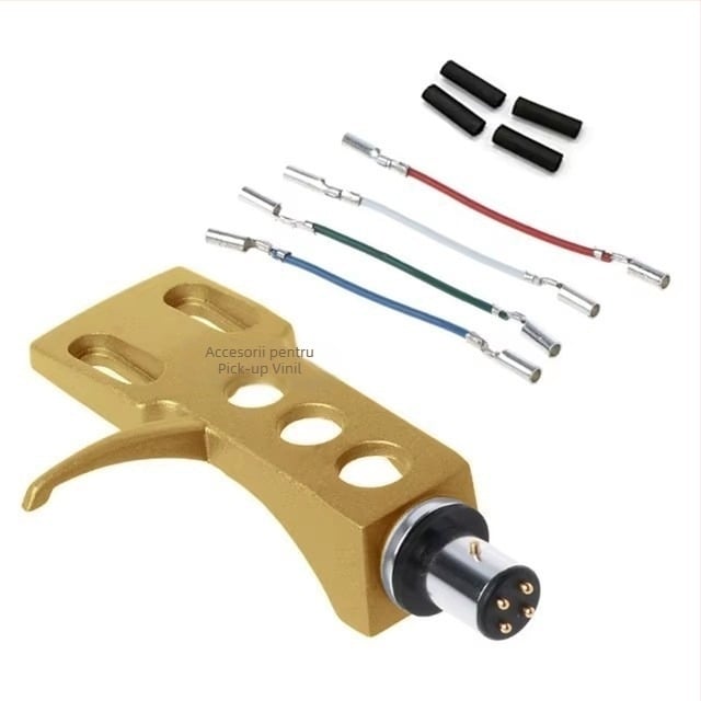 Suport universal Singhead Shell Cover Triangle de fier AT3600L Suport de fonograf din aliaj de aluminiu LP Accesorii pentru mașină de înregistrare cu lipici negru