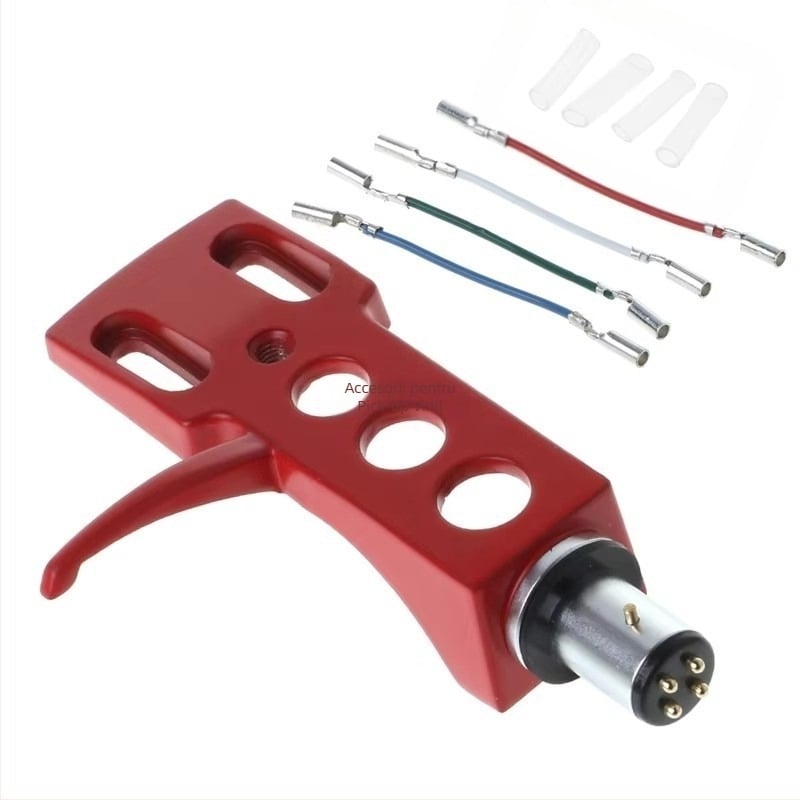 Suport universal Singhead Shell Cover Triangle de fier AT3600L Suport de fonograf din aliaj de aluminiu LP Accesorii pentru mașină de înregistrare cu lipici negru