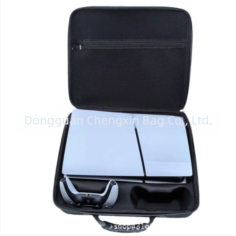 Geantă cosmetică Ps5 slim, accesorii pentru gazdă, geantă cosmetică portabilă EVA, cutie de depozitare rezistentă la șocuri și căderi