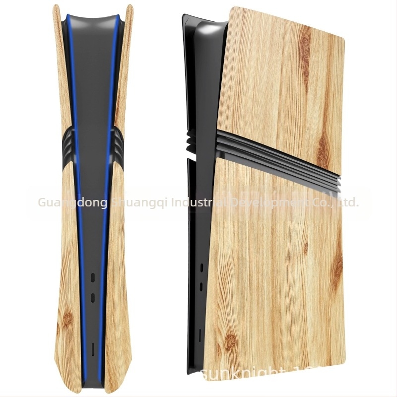 Carcasă PS5 Pro cu aspect de lemn Carcasă PS5Pro Host cu aspect de lemn Carcasă de schimb PS5 Pro