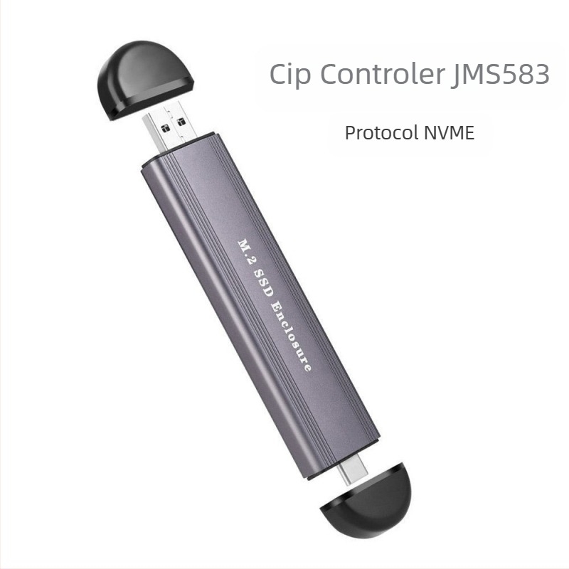 Dulap pentru hard disk M2 cu protocol dual, SATA SSD, 10G, NVMe de mare viteză, cutie pentru hard disk mobil M.2