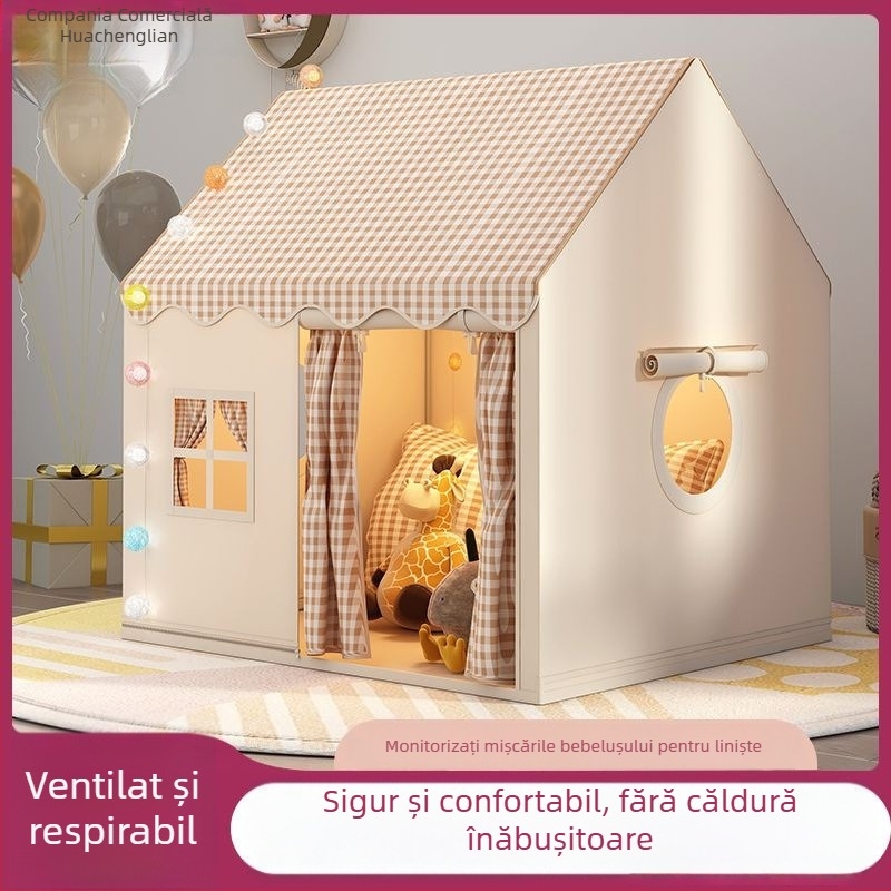 Cort pentru copii, casă de joc interioară, casă mică, castel, casă de prințesă, casă de joacă, jucărie, plasă de țânțari, cadou de ziua de naștere