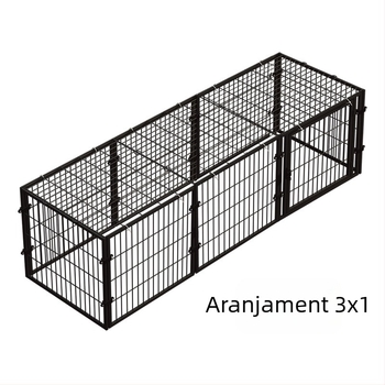 Export cu cataramă superioară pentru câini, gard interior anti-efracție, gard pentru câini, cușcă pentru câini de pluș, ușă pentru câini, cușcă pentru câini