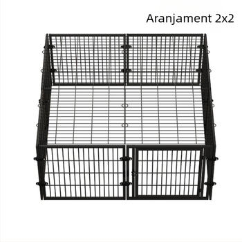 Export cu cataramă superioară pentru câini, gard interior anti-efracție, gard pentru câini, cușcă pentru câini de pluș, ușă pentru câini, cușcă pentru câini