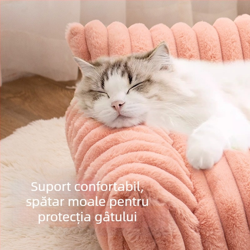 Cuib de pisică popular transfrontalier, canapea de iarnă, cuib de iepure, plush, îngroșat, cald, cuib de animale de companie, canisă, covoraș pentru câini, consumabile pentru animale de companie