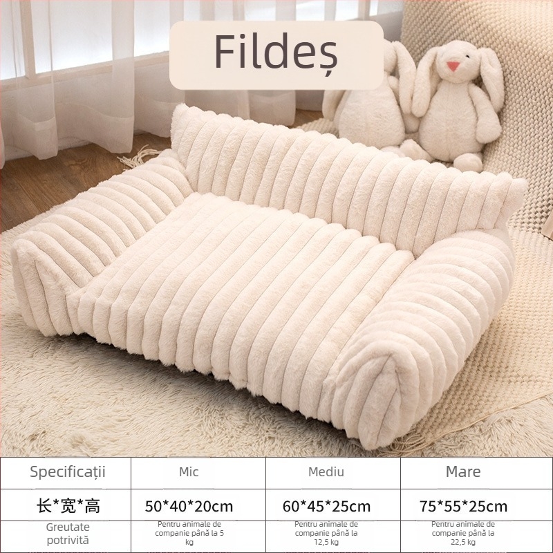 Cuib de pisică popular transfrontalier, canapea de iarnă, cuib de iepure, plush, îngroșat, cald, cuib de animale de companie, canisă, covoraș pentru câini, consumabile pentru animale de companie