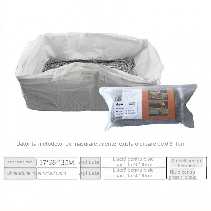 Sac de litiera pentru pisici, plasă de filtrare pentru litiera pentru pisici, sac de litiera pentru pisici leneșe, lopata pentru pisici, rahat de pisici, poate fi reciclat gratuit, lopata pentru rahat, sac de cules, sac de nisip pentru pisici