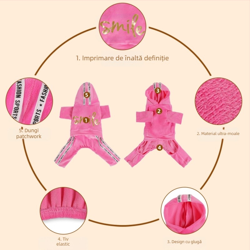 Haine noi pentru câini cu patru picioare, primăvara și toamna, Bichon ursuleț de pluș, haine pentru câini mici, sport, Siaman, haine pentru animale de companie cu patru picioare, în stoc