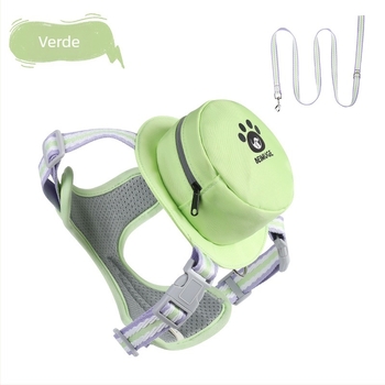 Nou animal de companie câine auto-rucsac dopamină lesă Teddy mici și mijlocii câini și pisici vestă stil ham en-gros