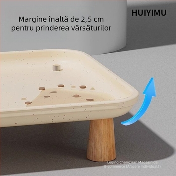 Protecție gât placă ridicată pisică hrănitor automat pentru animale de companie etanșă câine cu diametru mare placă pisică bol hrană suport Placemat