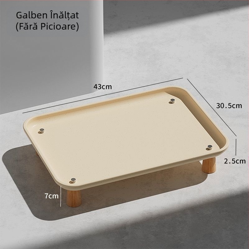 Protecție gât placă ridicată pisică hrănitor automat pentru animale de companie etanșă câine cu diametru mare placă pisică bol hrană suport Placemat