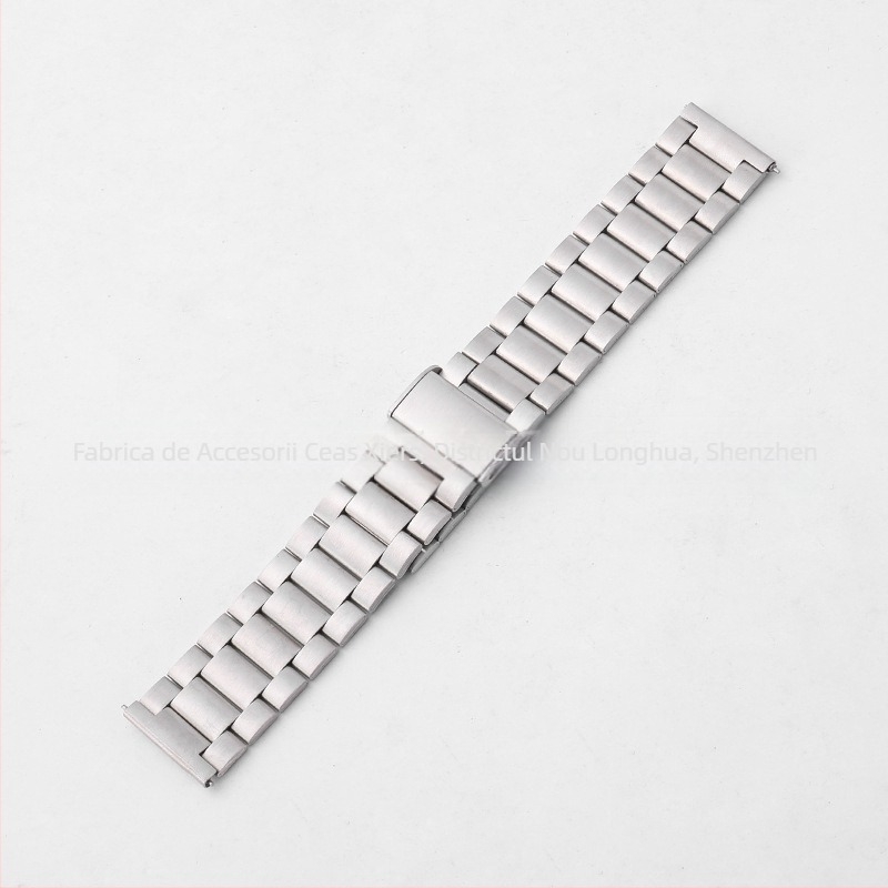 Pentru Huawei GT3, curea de ceas din oțel inoxidabil cu cataramă dintr-o singură bucată, cu trei mărgele, en-gros