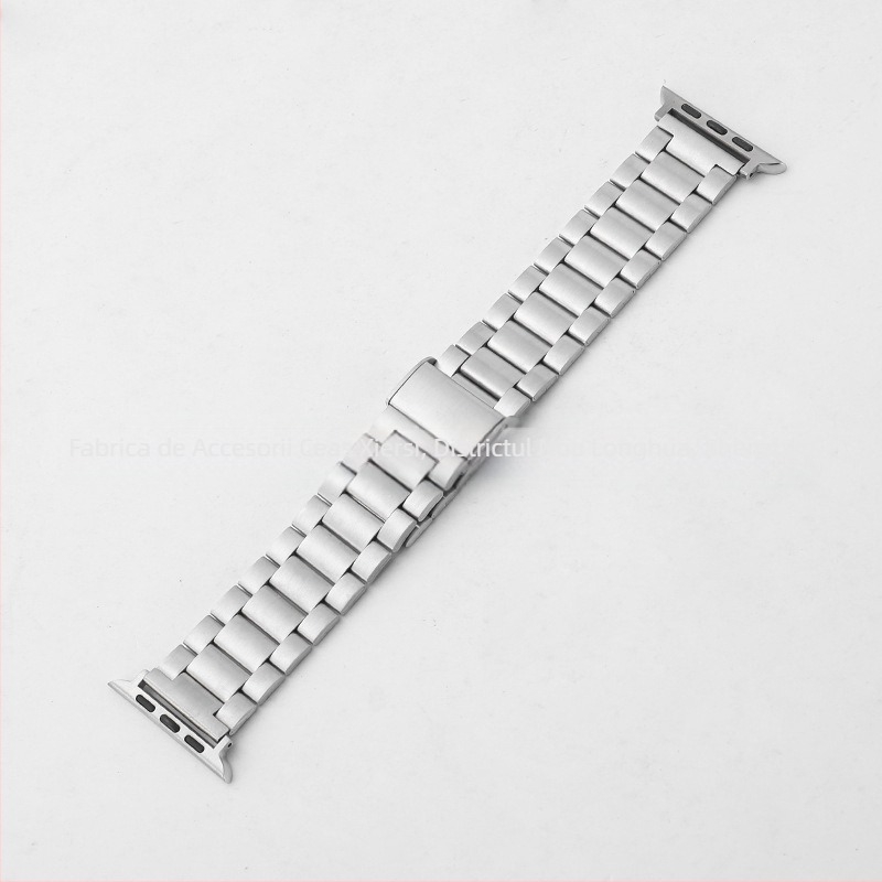 Pentru Huawei GT3, curea de ceas din oțel inoxidabil cu cataramă dintr-o singură bucată, cu trei mărgele, en-gros