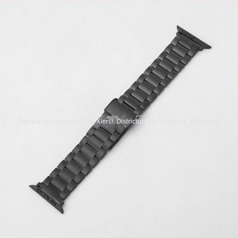 Pentru Huawei GT3, curea de ceas din oțel inoxidabil cu cataramă dintr-o singură bucată, cu trei mărgele, en-gros