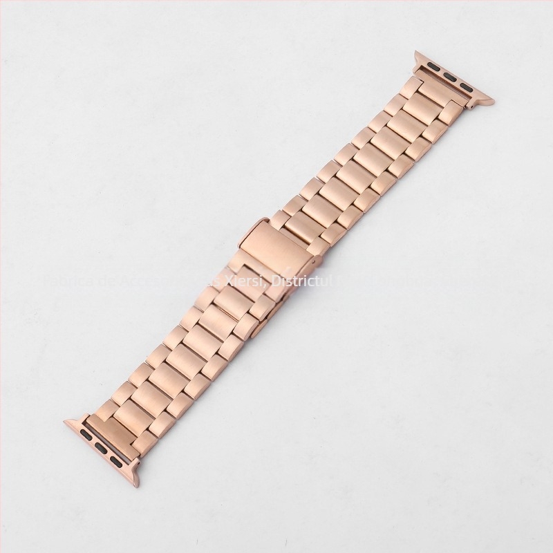 Pentru Huawei GT3, curea de ceas din oțel inoxidabil cu cataramă dintr-o singură bucată, cu trei mărgele, en-gros