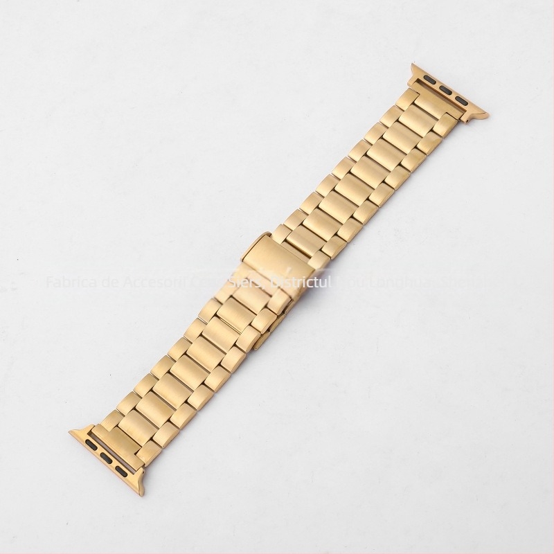 Pentru Huawei GT3, curea de ceas din oțel inoxidabil cu cataramă dintr-o singură bucată, cu trei mărgele, en-gros