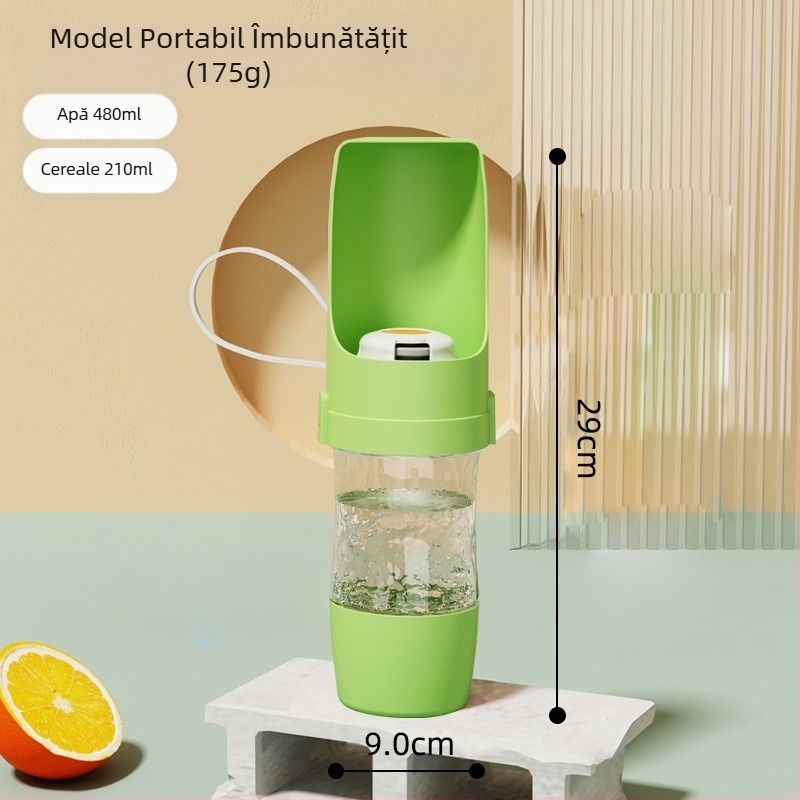 Câine apă alimentator Pet în aer liber plimbări cupa portabil câine fierbător plimbări câine sticla de apă alimentator câini provizii