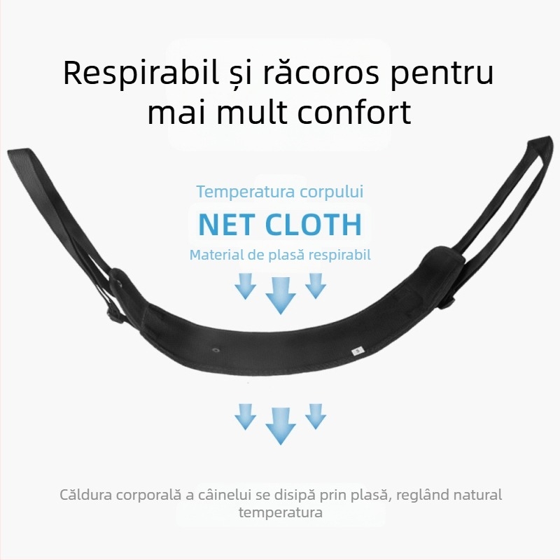 Exclusiv transfrontalier pentru câini, frânghie de tracțiune, câini cu dizabilități, câini vârstnici, curea de piept auxiliară pentru ridicarea curei de piept pentru animale de companie, en-gros