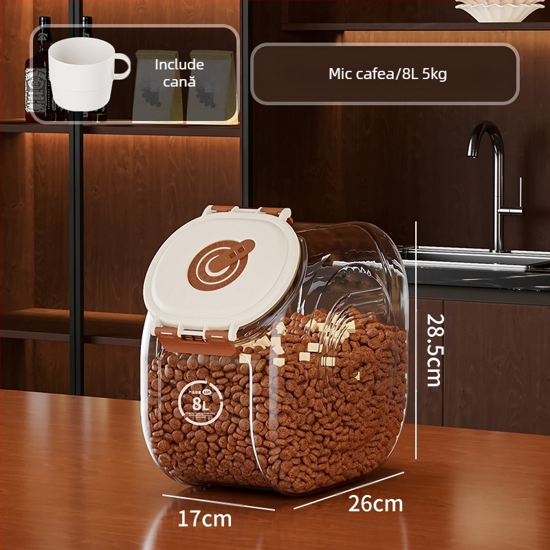 Hrană pentru animale de companie, pisici, depozitare a hranei, sigilat, rezistent la umiditate, butoi sigilat, butoi pentru hrană pentru pisici, butoi sigilat, butoi pentru hrană pentru animale de companie, butoi pentru hrană pentru câini, conservă sigilat