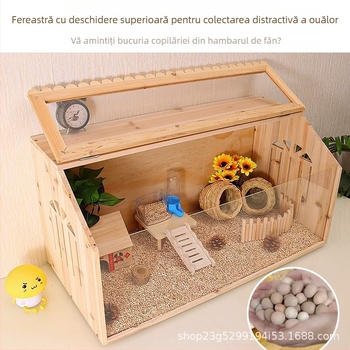 Cutie de reproducere a puilor Rutin, set complet de colibe de amenajare a teritoriului, cușcă de reproducere a animalelor de companie, cuib de pui, casă de pui Lutin, cușcă de reproducere a păsărilor