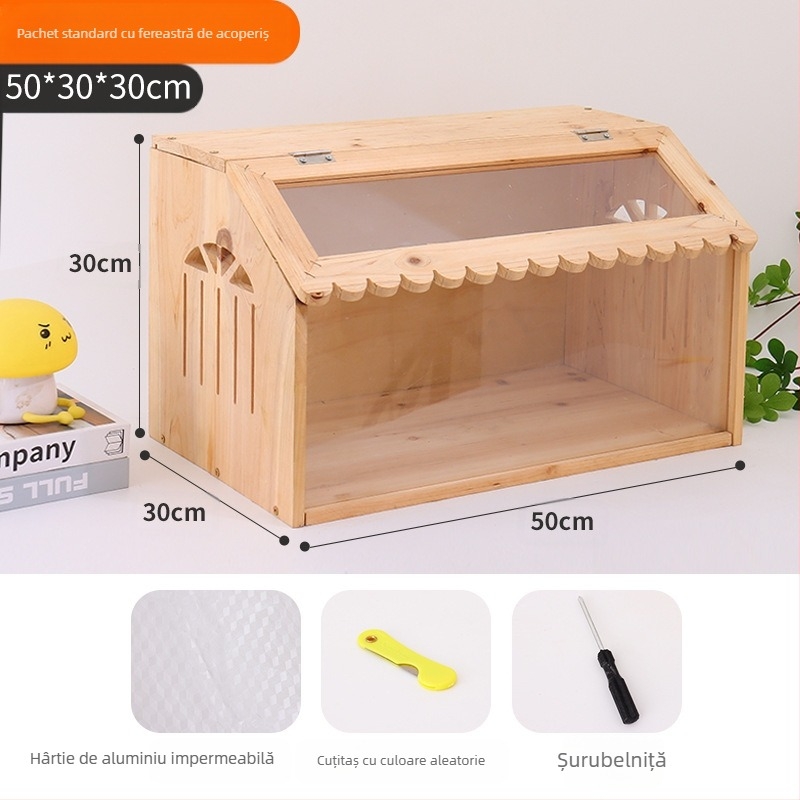 Cutie de reproducere a puilor Rutin, set complet de colibe de amenajare a teritoriului, cușcă de reproducere a animalelor de companie, cuib de pui, casă de pui Lutin, cușcă de reproducere a păsărilor