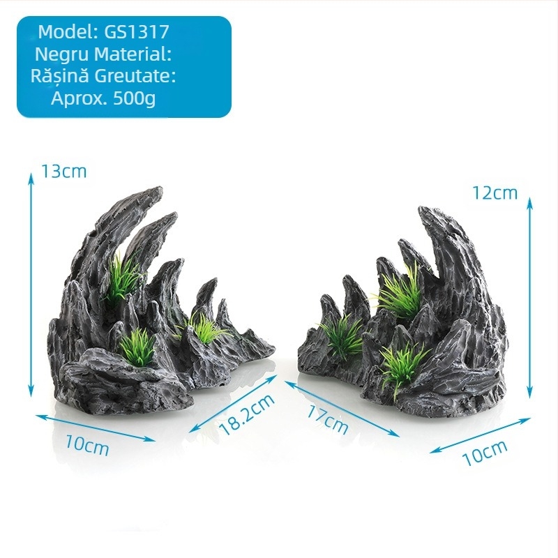 Acvariu peisaj rășină piatră de stâncă decorare micro peisaj bonsai piatră absorbantă de apă accesorii piatră de apă meșteșuguri canion