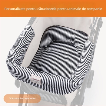 Covoraș pentru cărucior pentru animale de companie, anti-murdar, tetieră pentru cărucior pentru câini, set de trei piese, covoraș anti-murdar, pentru animale de companie, covoraș pentru consumabile