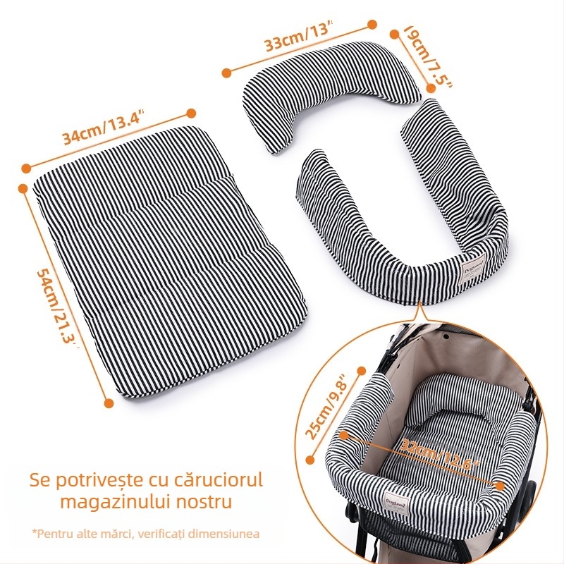 Covoraș pentru cărucior pentru animale de companie, anti-murdar, tetieră pentru cărucior pentru câini, set de trei piese, covoraș anti-murdar, pentru animale de companie, covoraș pentru consumabile