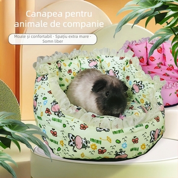 Noul produs Amazon, pat de cobai, veveriță, sac de miere, zahăr, chinchilla, canapea extensibilă, toamna și iarna, cuib cald pentru animale de companie, cuib de bumbac