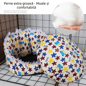 Noul produs Amazon, pat de cobai, veveriță, sac de miere, zahăr, chinchilla, canapea extensibilă, toamna și iarna, cuib cald pentru animale de companie, cuib de bumbac