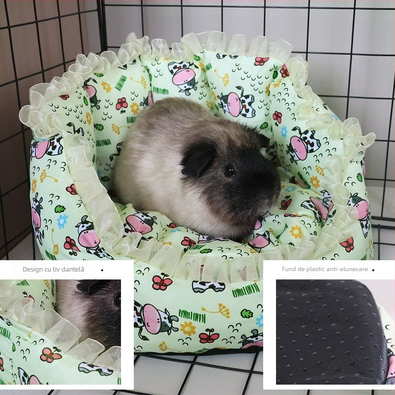 Noul produs Amazon, pat de cobai, veveriță, sac de miere, zahăr, chinchilla, canapea extensibilă, toamna și iarna, cuib cald pentru animale de companie, cuib de bumbac