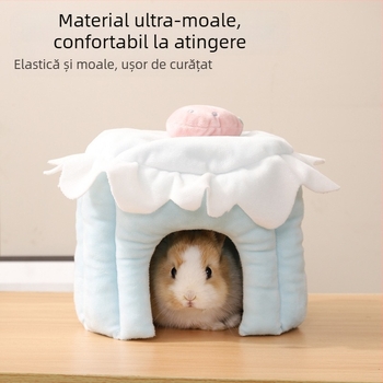 Adăpost transfrontalier Du Laohan pentru hamsteri, adăpost pentru porcușori de Guineea, chinchilla, adăpost pentru iepuri, cuib de iepuri, cuib de porcușori de Guineea, cuib de bumbac