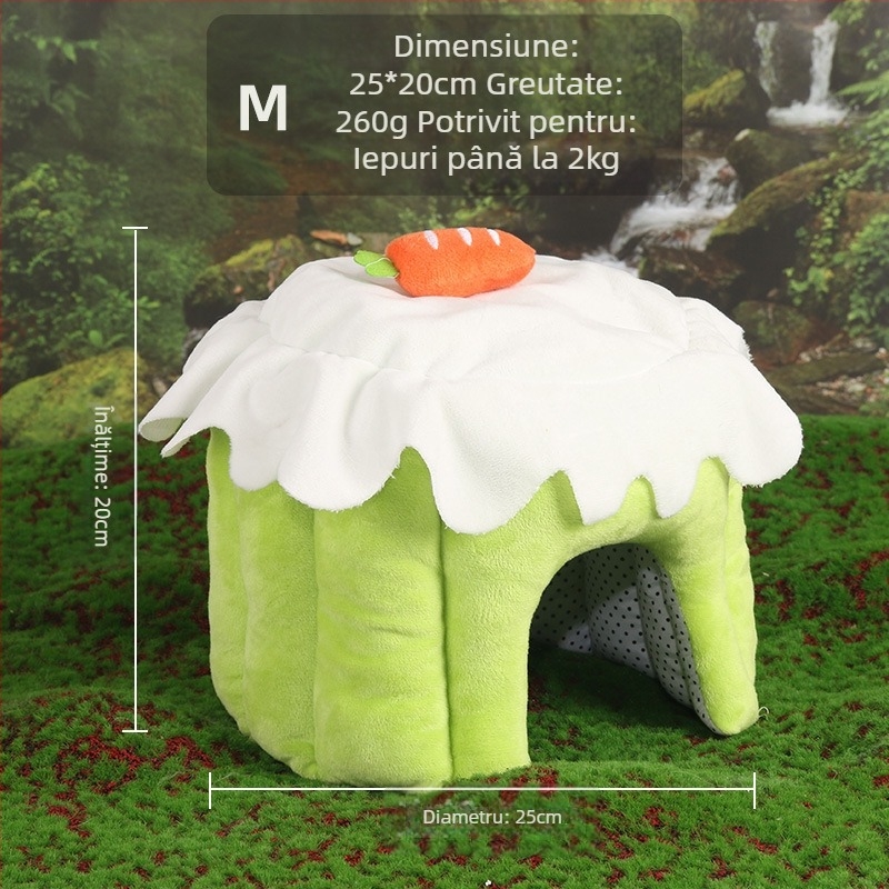 Adăpost transfrontalier Du Laohan pentru hamsteri, adăpost pentru porcușori de Guineea, chinchilla, adăpost pentru iepuri, cuib de iepuri, cuib de porcușori de Guineea, cuib de bumbac