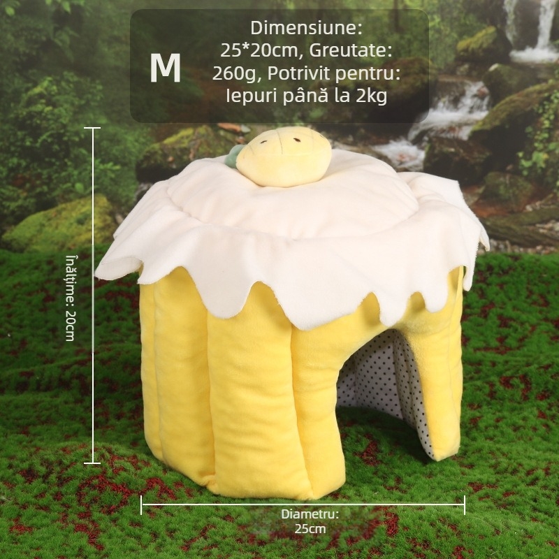 Adăpost transfrontalier Du Laohan pentru hamsteri, adăpost pentru porcușori de Guineea, chinchilla, adăpost pentru iepuri, cuib de iepuri, cuib de porcușori de Guineea, cuib de bumbac