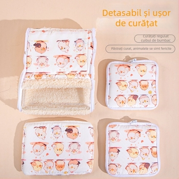 Chengxi Papagal Cuib de bumbac cald Îngroșat Cuib de pasăre Casă de pasăre Piele de tigru Bujor Artefact de iarnă Cuib de papagal Cuib de pasăre Colecție completă