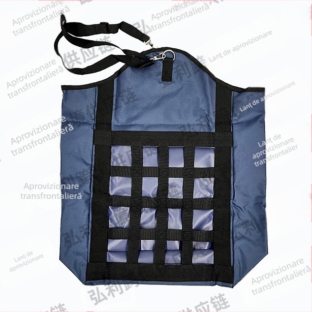 Sac mic de depozitare a fânului și buruienilor pentru cai, sac de paie rezistent la uzură din pânză Oxford, sac de fân, sac de paie pentru animale de companie