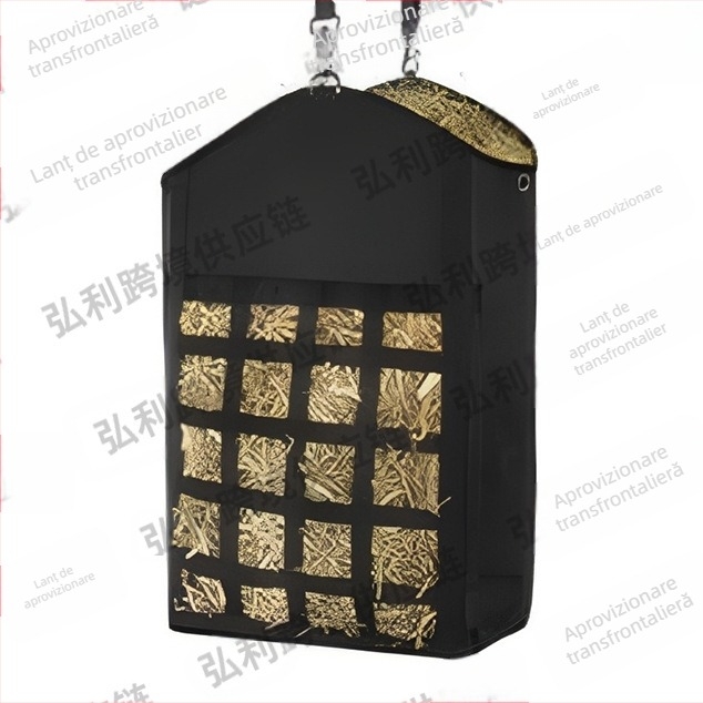 Sac mic de depozitare a fânului și buruienilor pentru cai, sac de paie rezistent la uzură din pânză Oxford, sac de fân, sac de paie pentru animale de companie