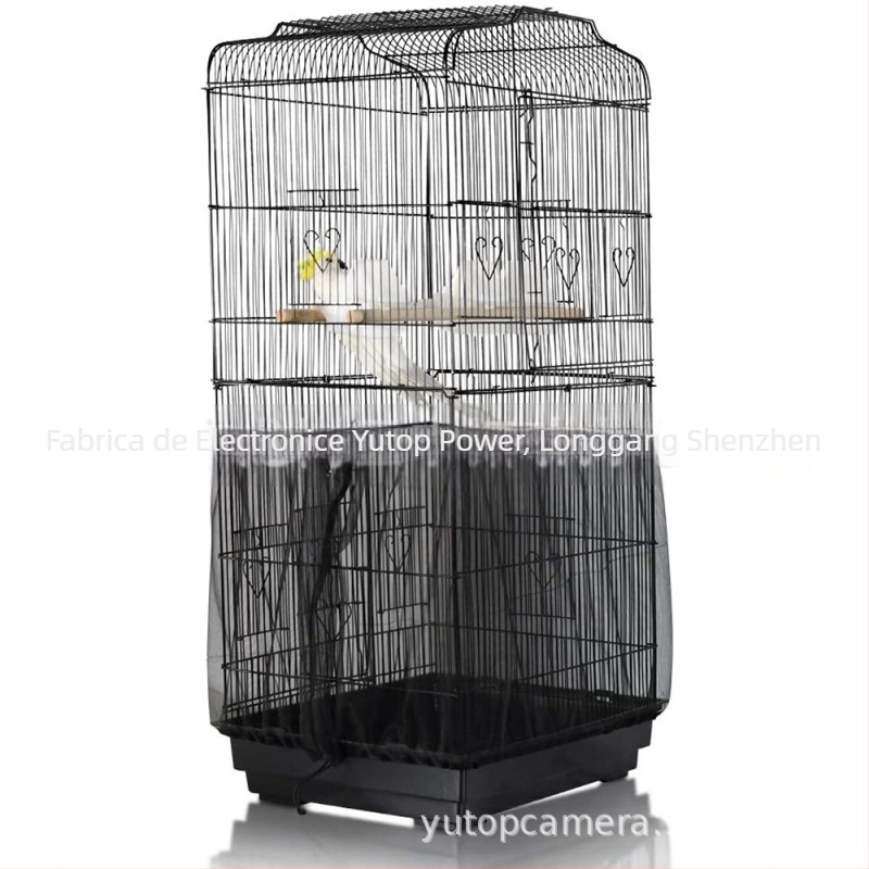 Plasă de hrănire pentru hamsteri, învelită în sturz, graur, ciocârlie, cușcă de plasă, hrană pentru animale de companie, tifon anti-împrăștiere