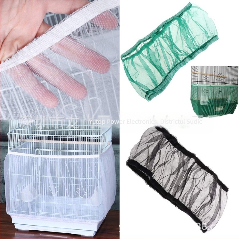 Plasă de hrănire pentru hamsteri, învelită în sturz, graur, ciocârlie, cușcă de plasă, hrană pentru animale de companie, tifon anti-împrăștiere