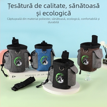 Geantă de dresaj pentru animale de companie, geantă profesională de dresaj pentru câini, geantă de mers pe jos, geantă de dresaj pentru câini, geantă portabilă pentru hrana câinilor, geantă de hrană pentru câini