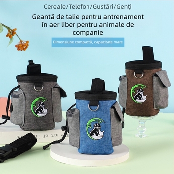 Geantă de dresaj pentru animale de companie, geantă profesională de dresaj pentru câini, geantă de mers pe jos, geantă de dresaj pentru câini, geantă portabilă pentru hrana câinilor, geantă de hrană pentru câini