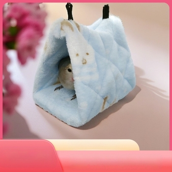 Cuib de hamster din flanelă, papagal, frate, frate, BA, cuib de pasăre de iarnă, sac de miere, cuib de bumbac cald, triunghi, hamac din bumbac