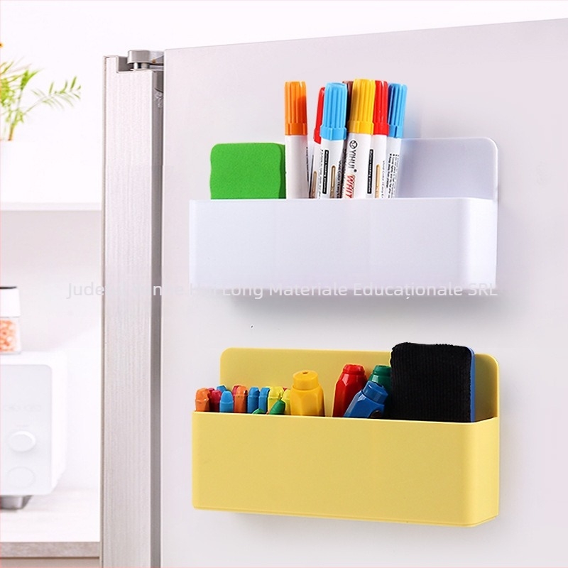 Cutie magnetică de depozitare en-gros, material ABS supradimensionat, tablă albă multifuncțională, cutie de cretă pentru tablă magnetică, cutie de papetărie